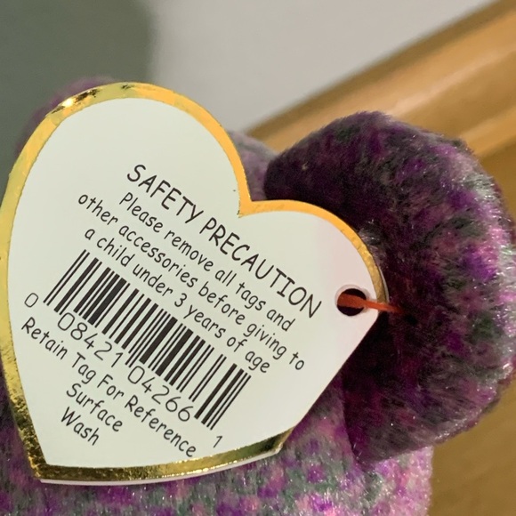 Rare 2000 Ty Beanie Baby Signature Bear Multiple Errors Tush Tag Numbers - Picture 7 of 9